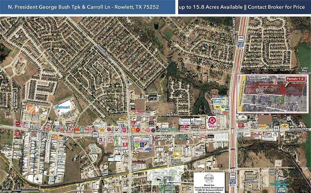 13.78 Acres of Land for Sale in Rowlett, Texas