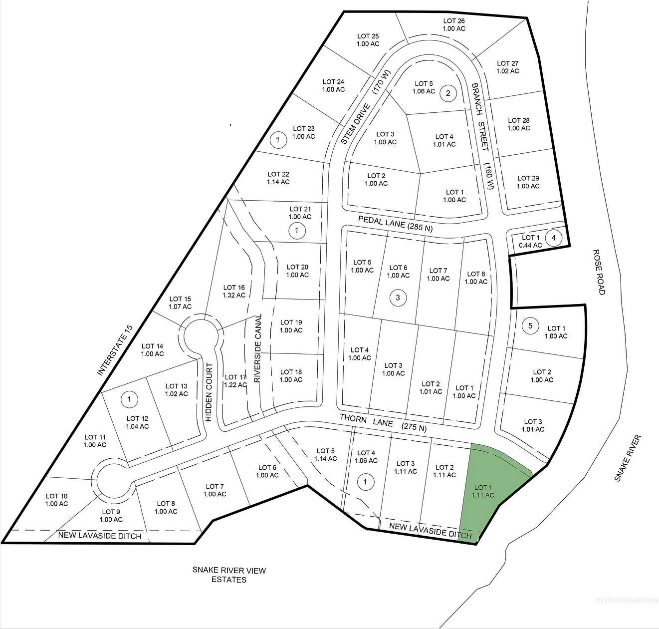 1.11 Acres of Land for Sale in Blackfoot, Idaho