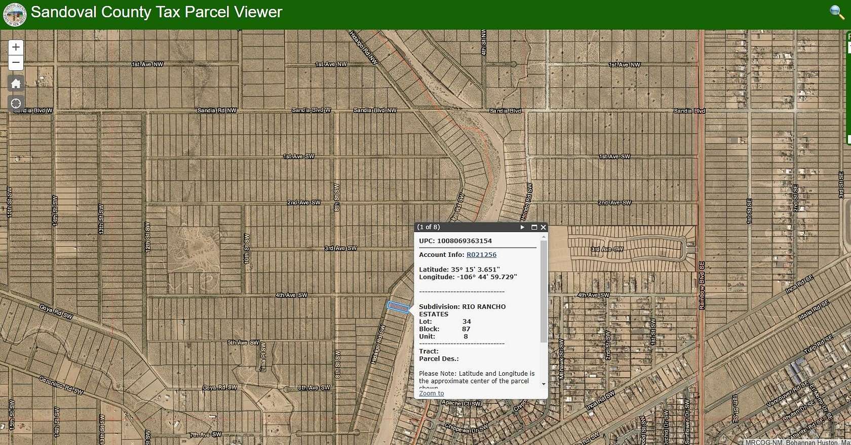 0.5 Acres of Land for Sale in Rio Rancho, New Mexico