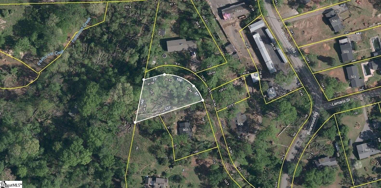 0.52 Acres of Residential Land for Sale in Spartanburg, South Carolina