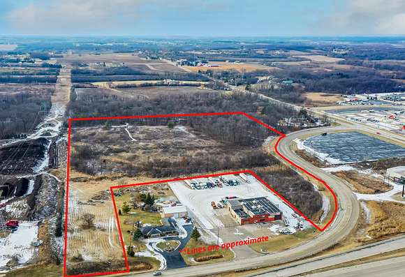 17 Acres of Commercial Land for Sale in Caledonia, Wisconsin