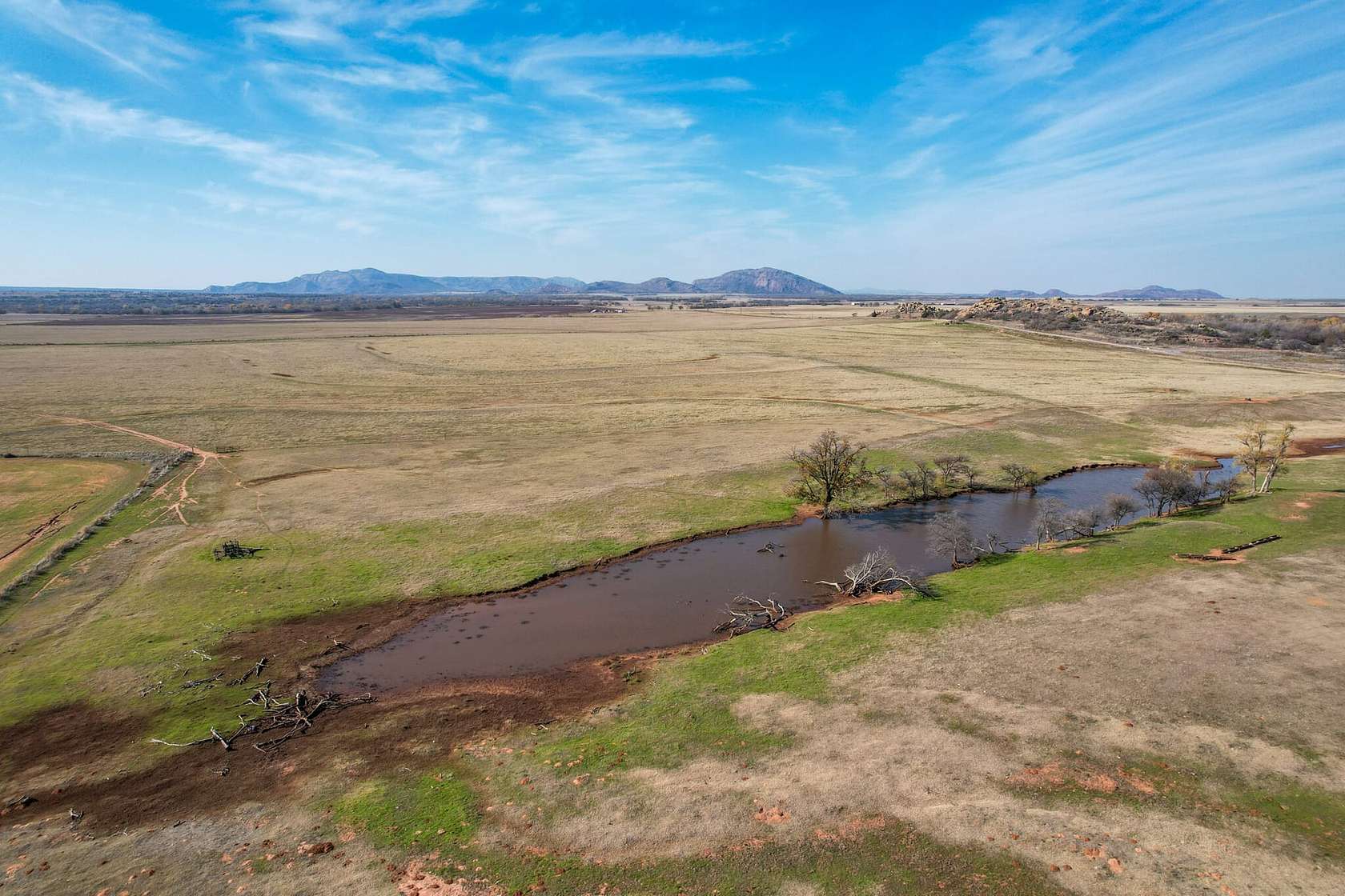 126 Acres of Recreational Land & Farm for Auction in Roosevelt, Oklahoma