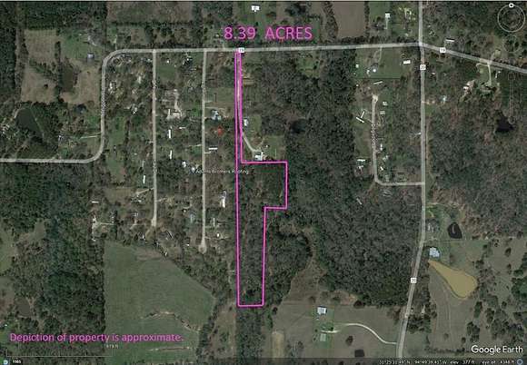 8.39 Acres of Residential Land for Sale in Pollok, Texas