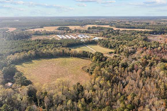 101 Acres of Recreational Land & Farm for Auction in Richlands, North Carolina