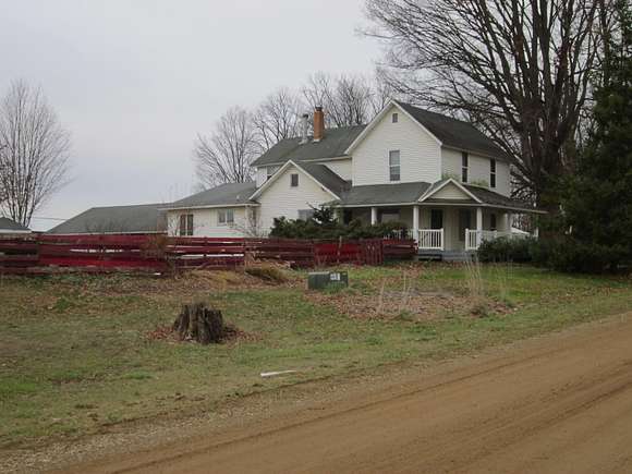 97.5 Acres of Agricultural Land with Home for Sale in Marcellus, Michigan