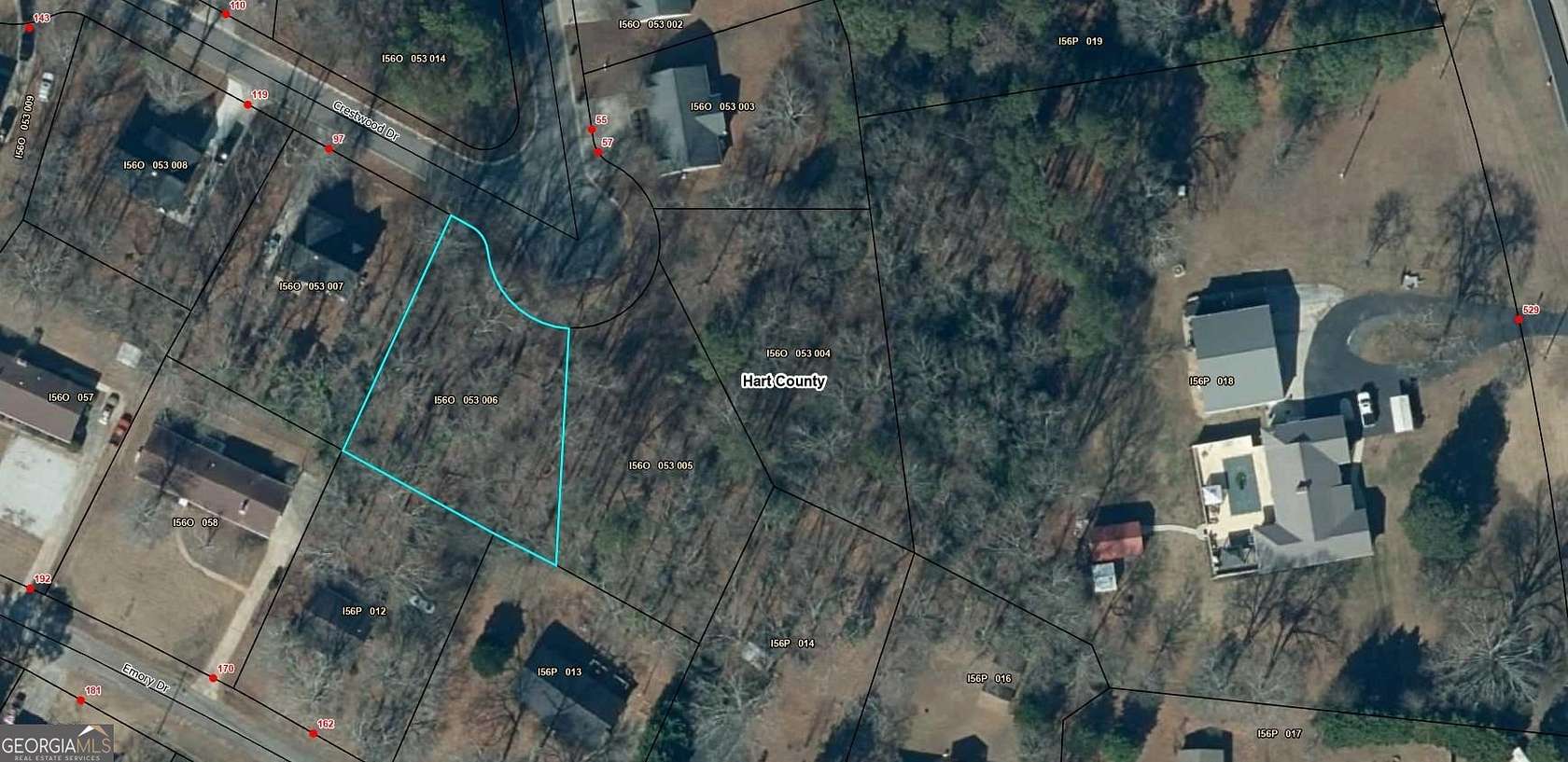 0.34 Acres of Residential Land for Sale in Hartwell, Georgia