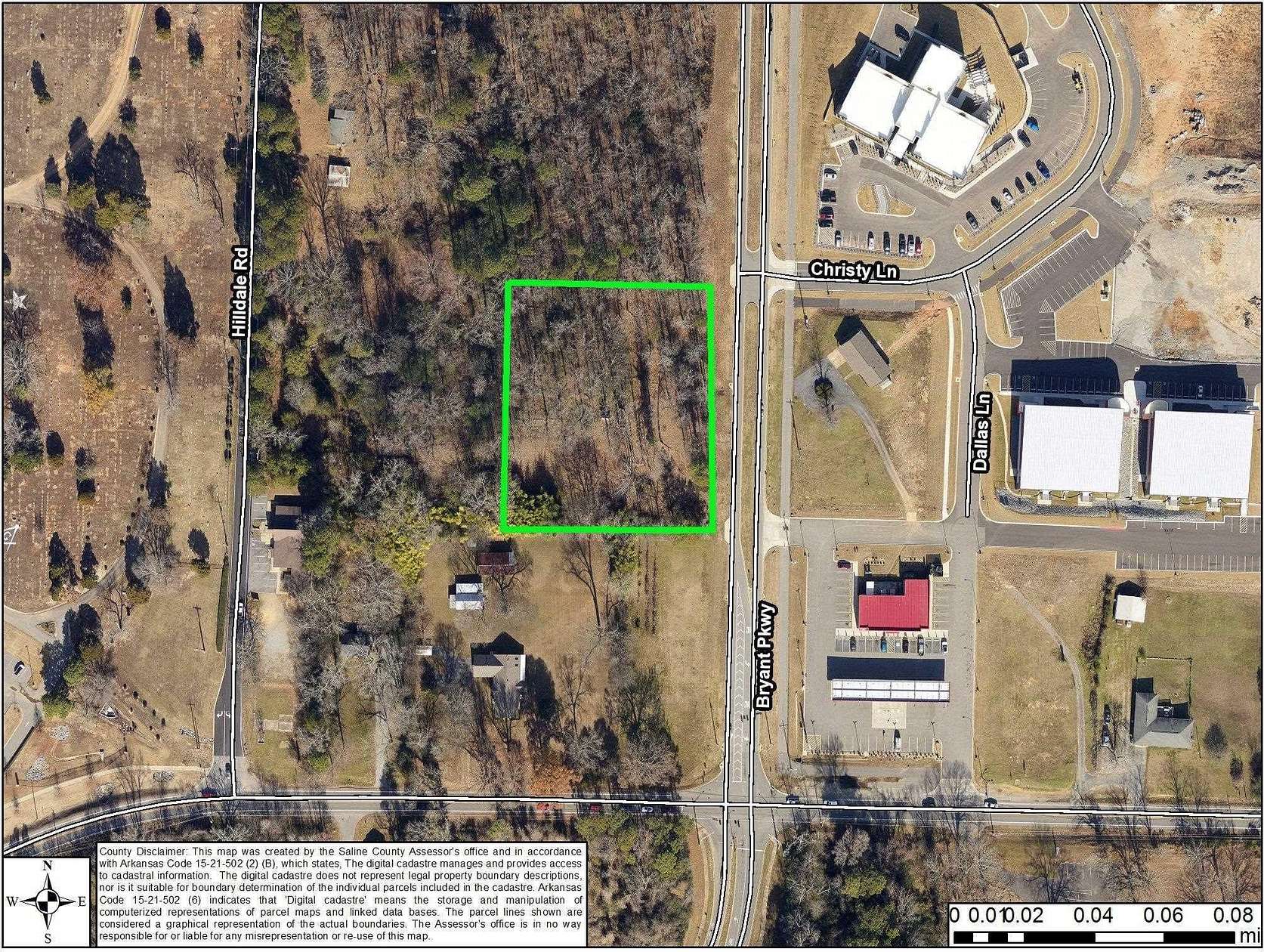 1.94 Acres of Commercial Land for Sale in Alexander, Arkansas