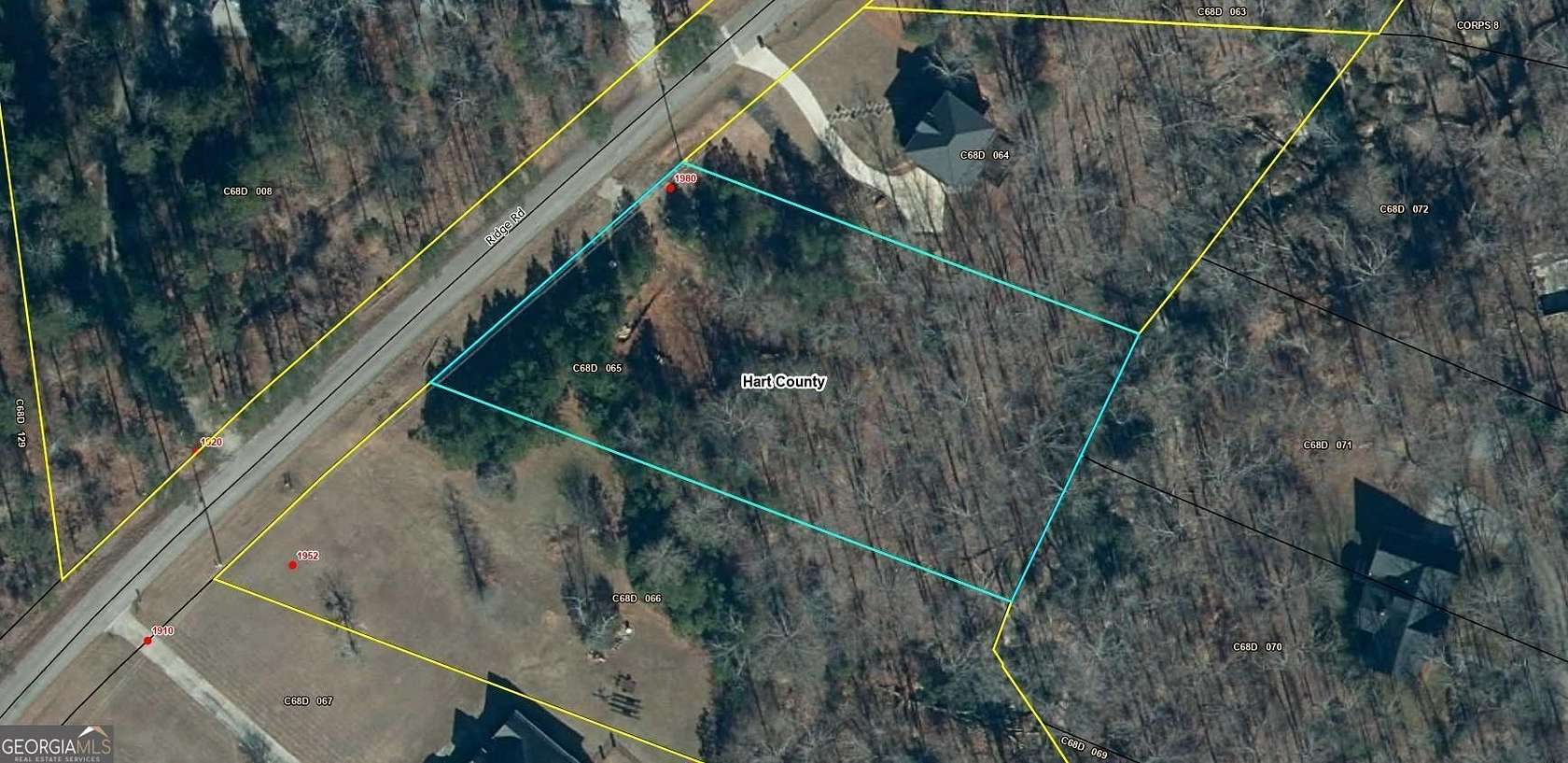 1.14 Acres of Residential Land for Sale in Hartwell, Georgia