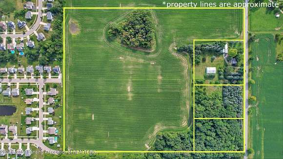 30 Acres of Land with Home for Auction in Mason, Michigan