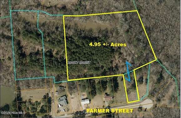 4.95 Acres of Residential Land for Auction in Rocky Mount, North Carolina