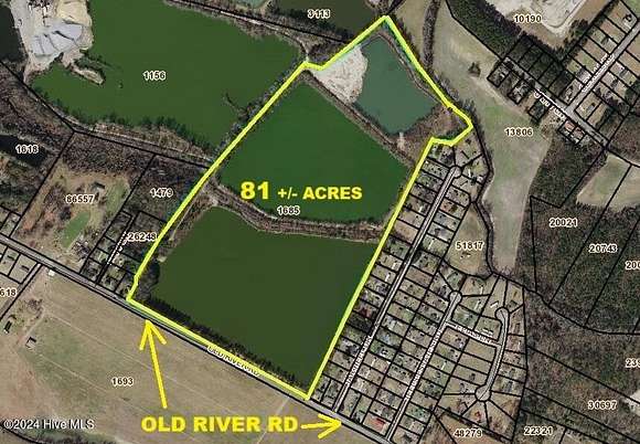 81 Acres of Land for Auction in Greenville, North Carolina