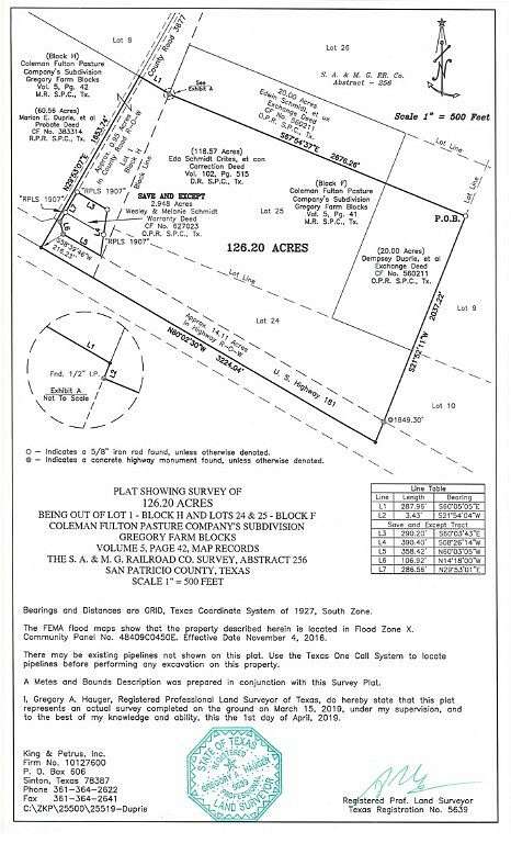 100.76 Acres of Land for Sale in Gregory, Texas