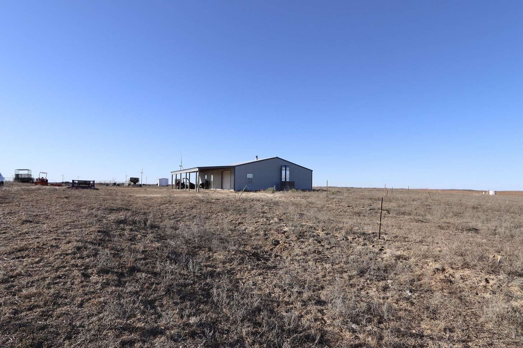 30 Acres of Agricultural Land with Home for Sale in Mooreland, Oklahoma