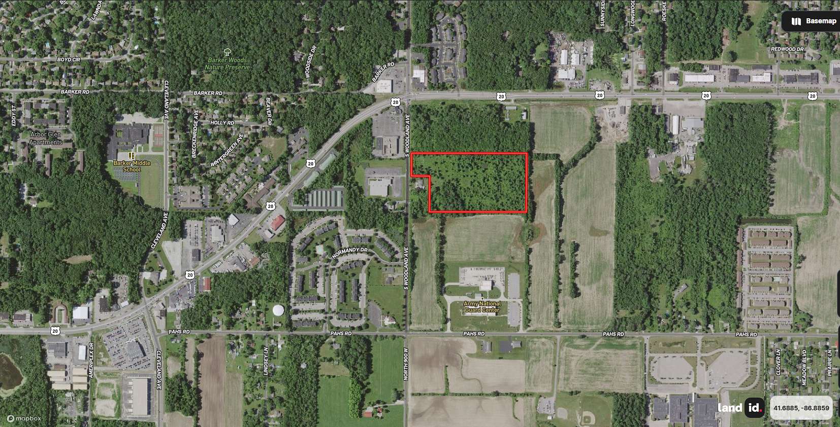 17.5 Acres of Mixed-Use Land for Sale in Michigan City, Indiana