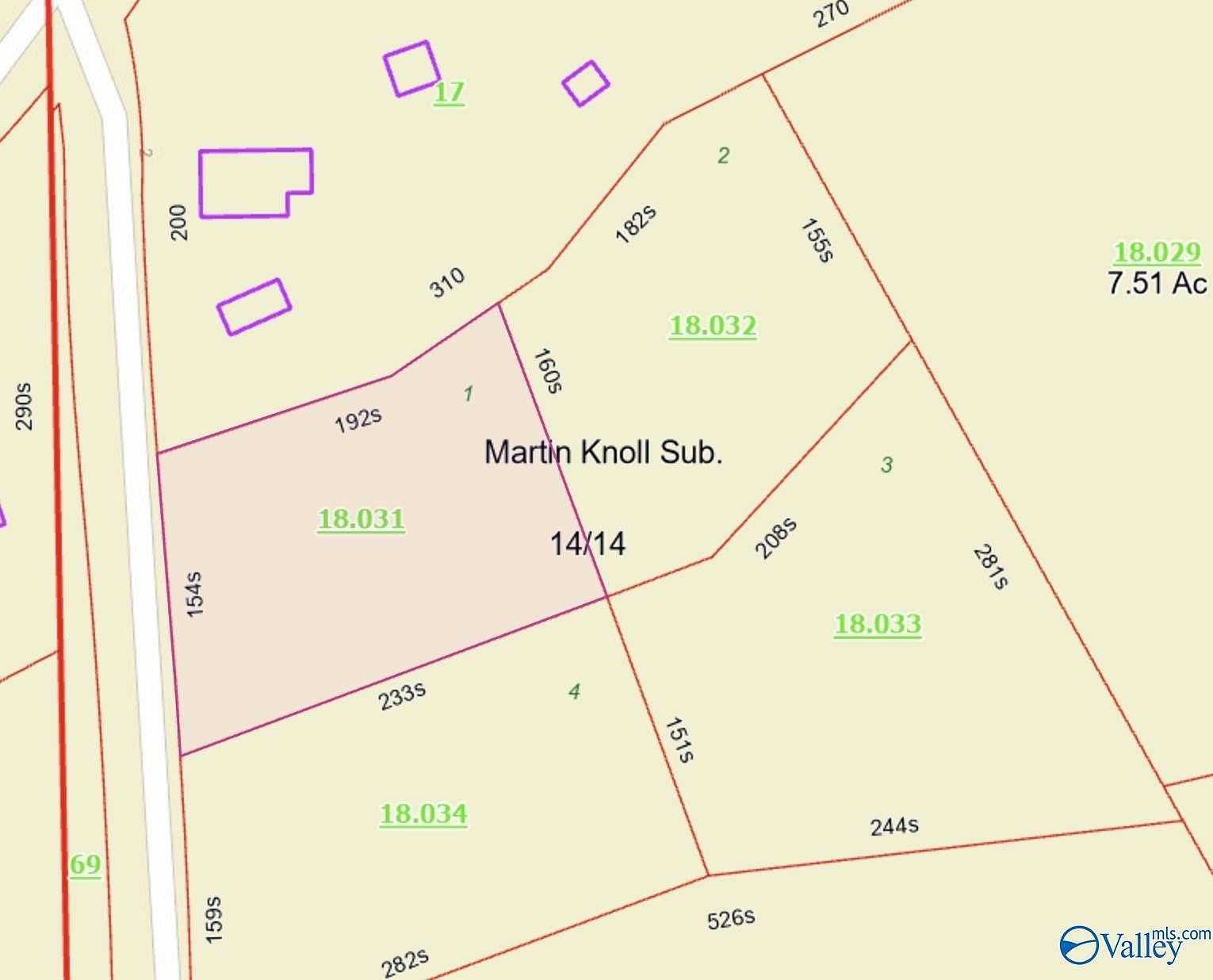 0.72 Acres of Residential Land for Sale in Leesburg, Alabama