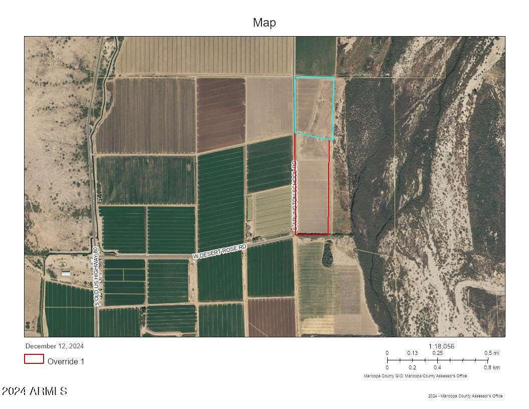 89.77 Acres of Agricultural Land for Sale in Arlington, Arizona