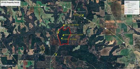 213 Acres of Recreational Land for Sale in Columbia, Alabama