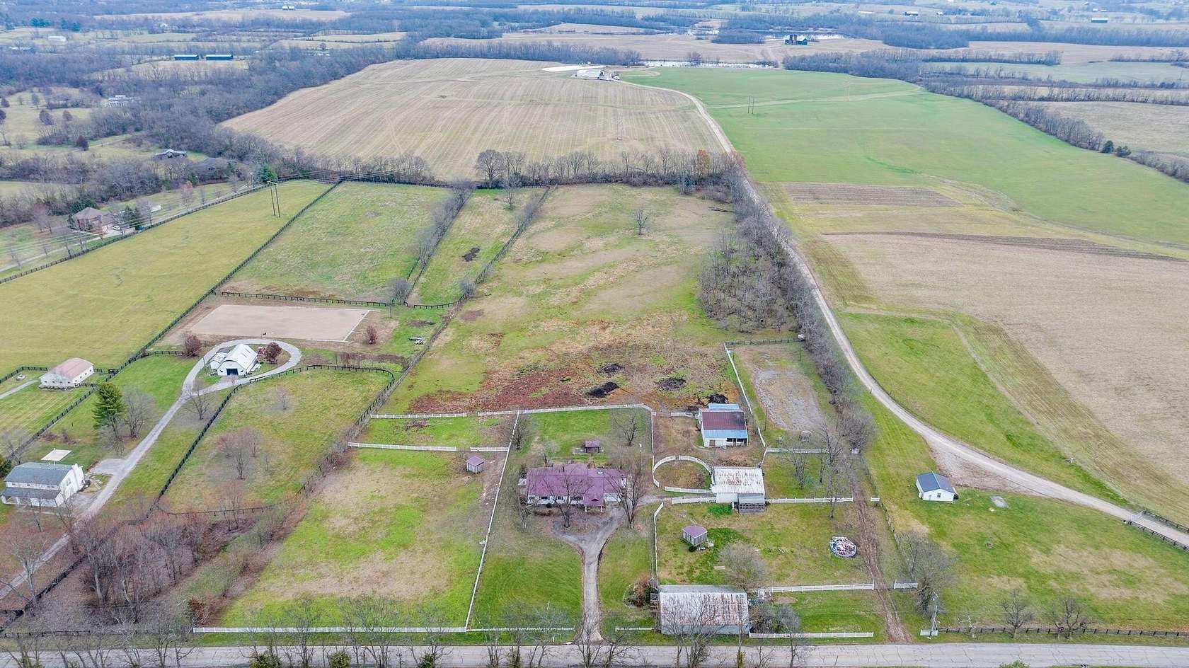 12.5 Acres of Land with Home for Sale in Lexington, Kentucky