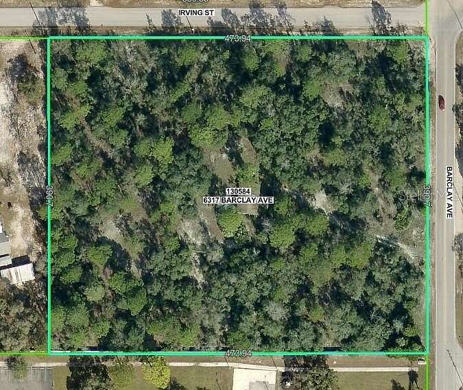 4.3 Acres of Residential Land for Sale in Spring Hill, Florida