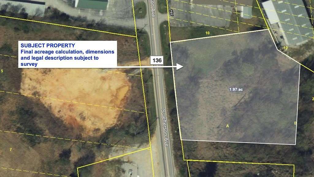 2.06 Acres of Commercial Land for Sale in Cookeville, Tennessee