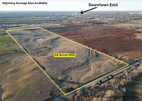 44 Acres of Land for Sale in Enid, Oklahoma