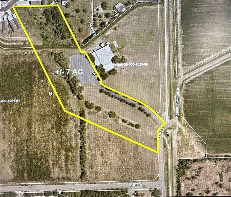 7.654 Acres of Residential Land for Sale in Mercedes, Texas