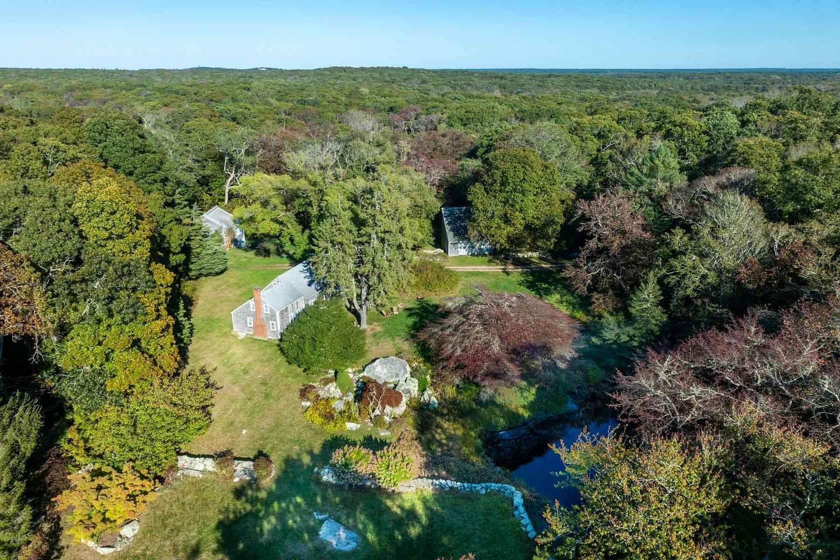 6.8 Acres of Residential Land with Home for Sale in West Tisbury, Massachusetts