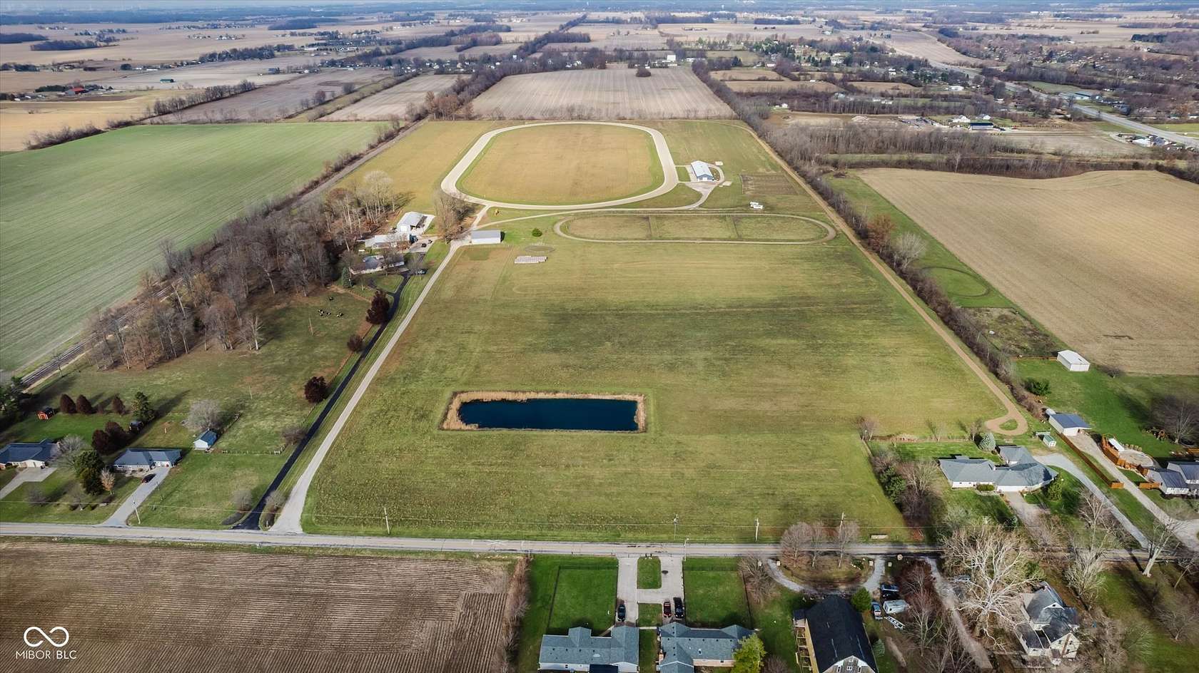 75.22 Acres of Agricultural Land with Home for Sale in Anderson, Indiana