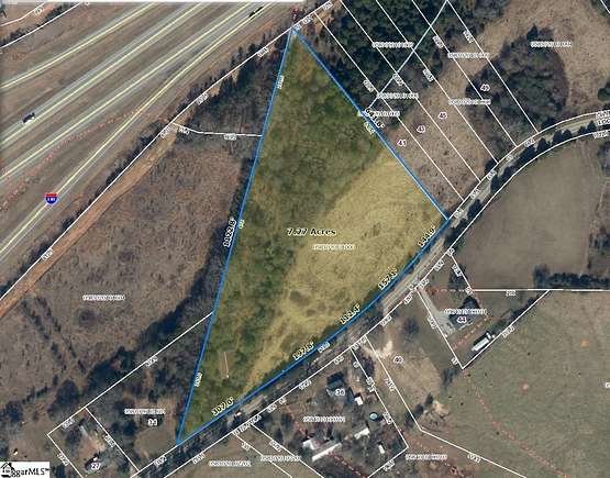 7.74 Acres of Residential Land for Sale in Piedmont, South Carolina