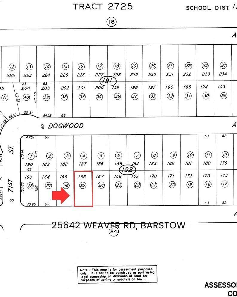 0.186 Acres of Residential Land for Sale in California City, California