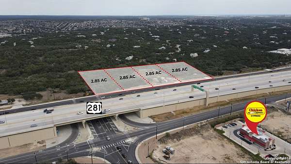 2.85 Acres of Commercial Land for Sale in San Antonio, Texas