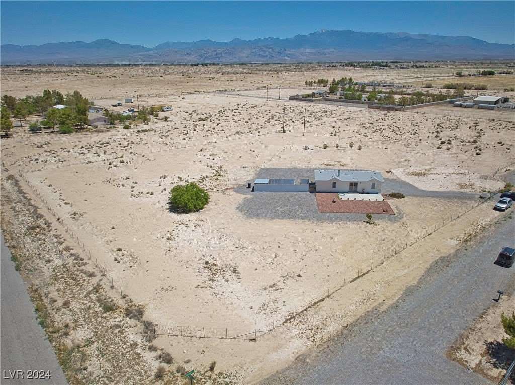 2 Acres of Residential Land with Home for Sale in Pahrump, Nevada