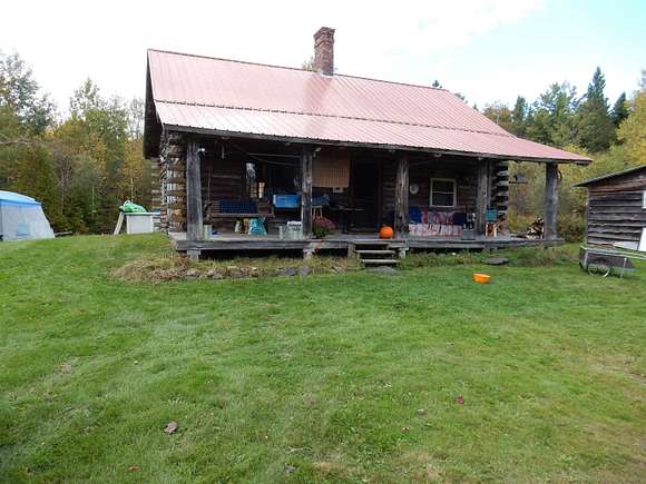 10.3 Acres of Recreational Land with Home for Sale in Glover, Vermont