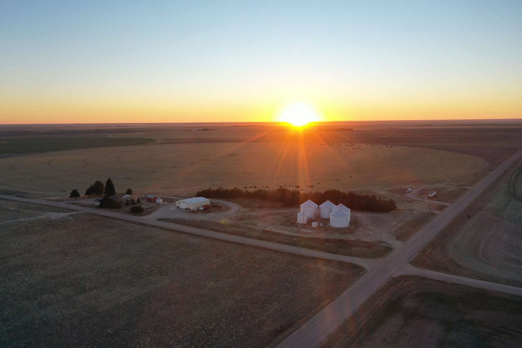 160.18 Acres of Agricultural Land with Home for Sale in Grant, Nebraska