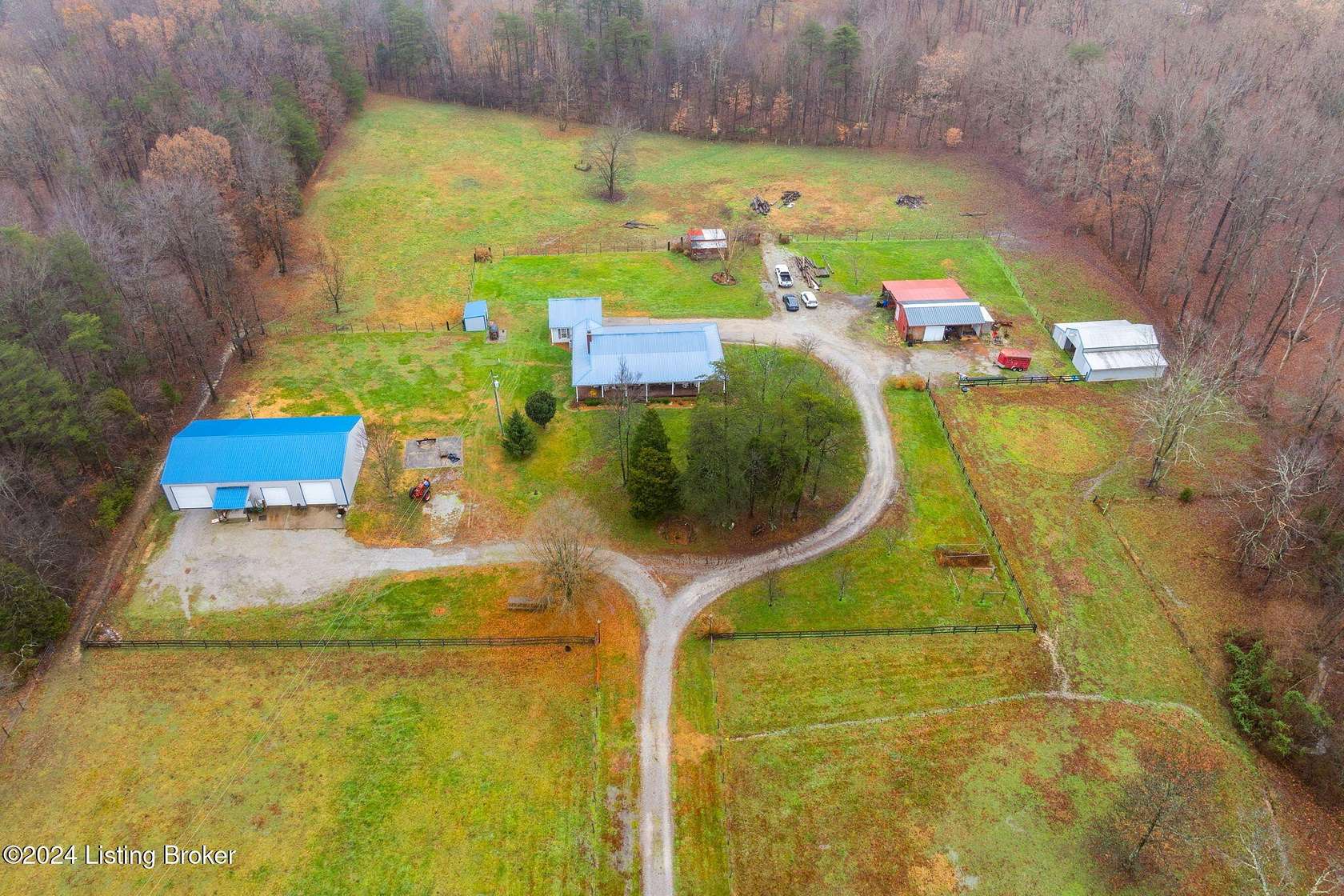 10.89 Acres of Land with Home for Sale in Lebanon Junction, Kentucky