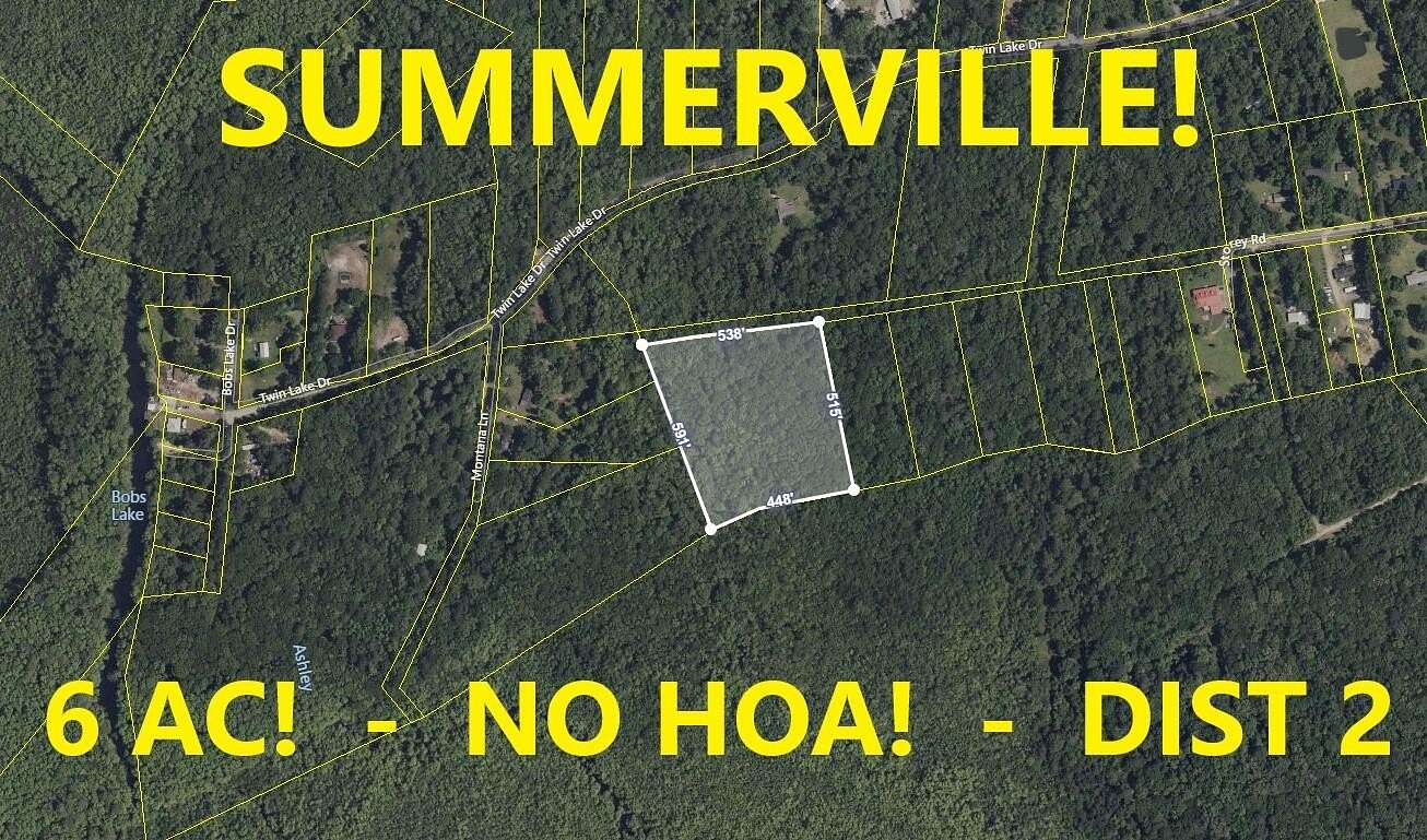 6.08 Acres of Residential Land for Sale in Summerville, South Carolina