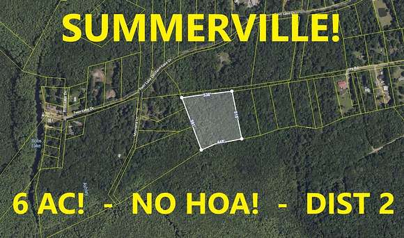 6.08 Acres of Residential Land for Sale in Summerville, South Carolina