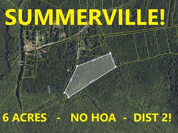 6.03 Acres of Residential Land for Sale in Summerville, South Carolina