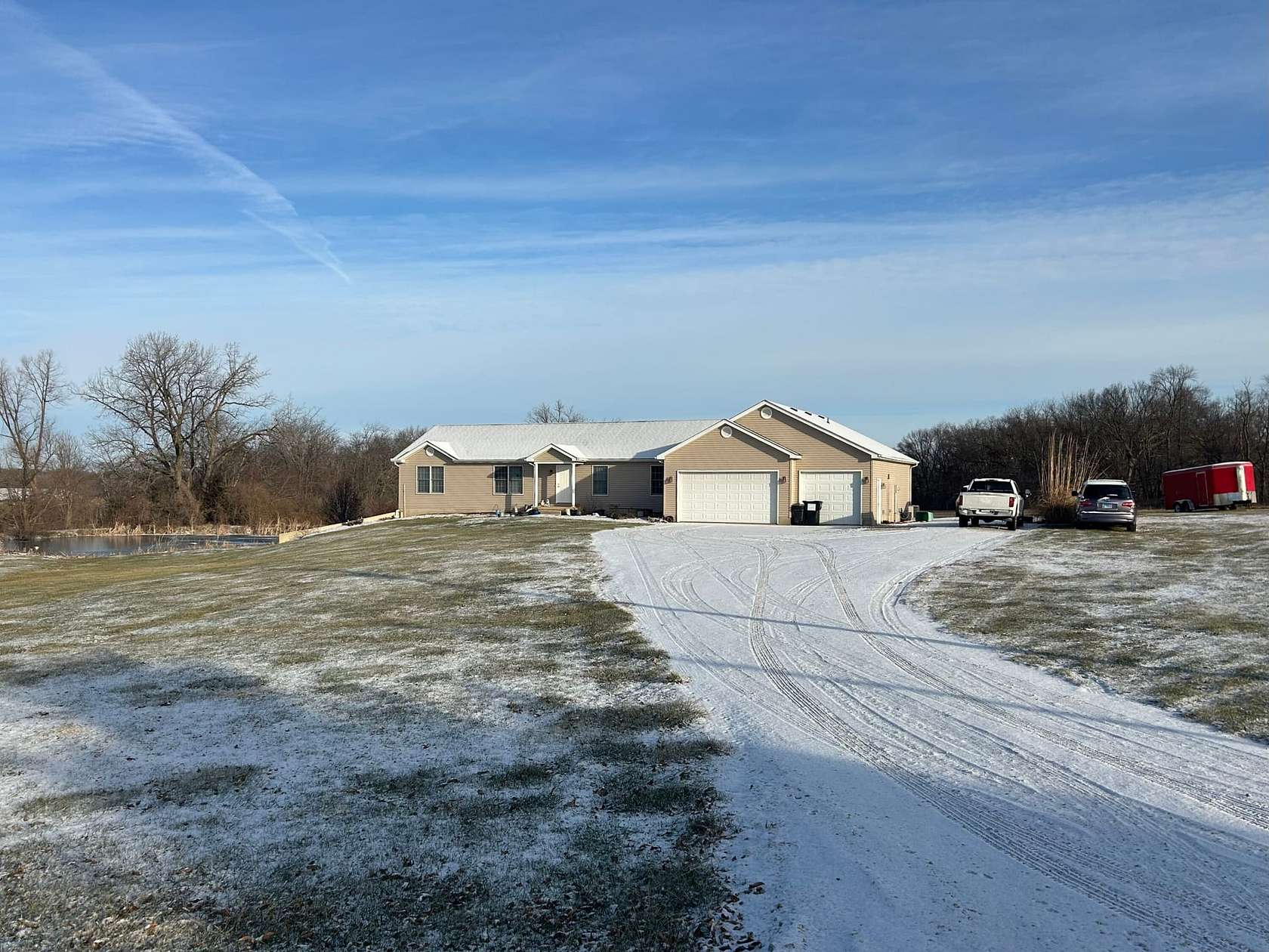 10 Acres of Recreational Land with Home for Sale in Oakley, Illinois