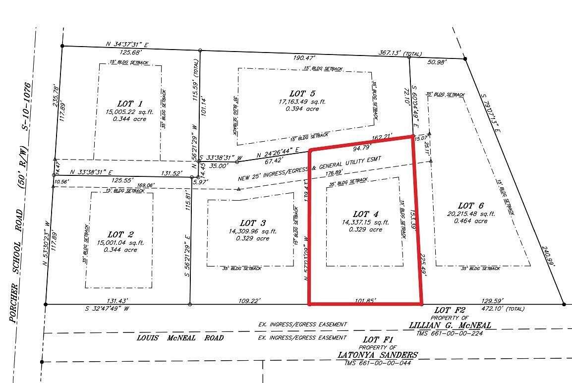 0.33 Acres of Residential Land for Sale in Awendaw, South Carolina