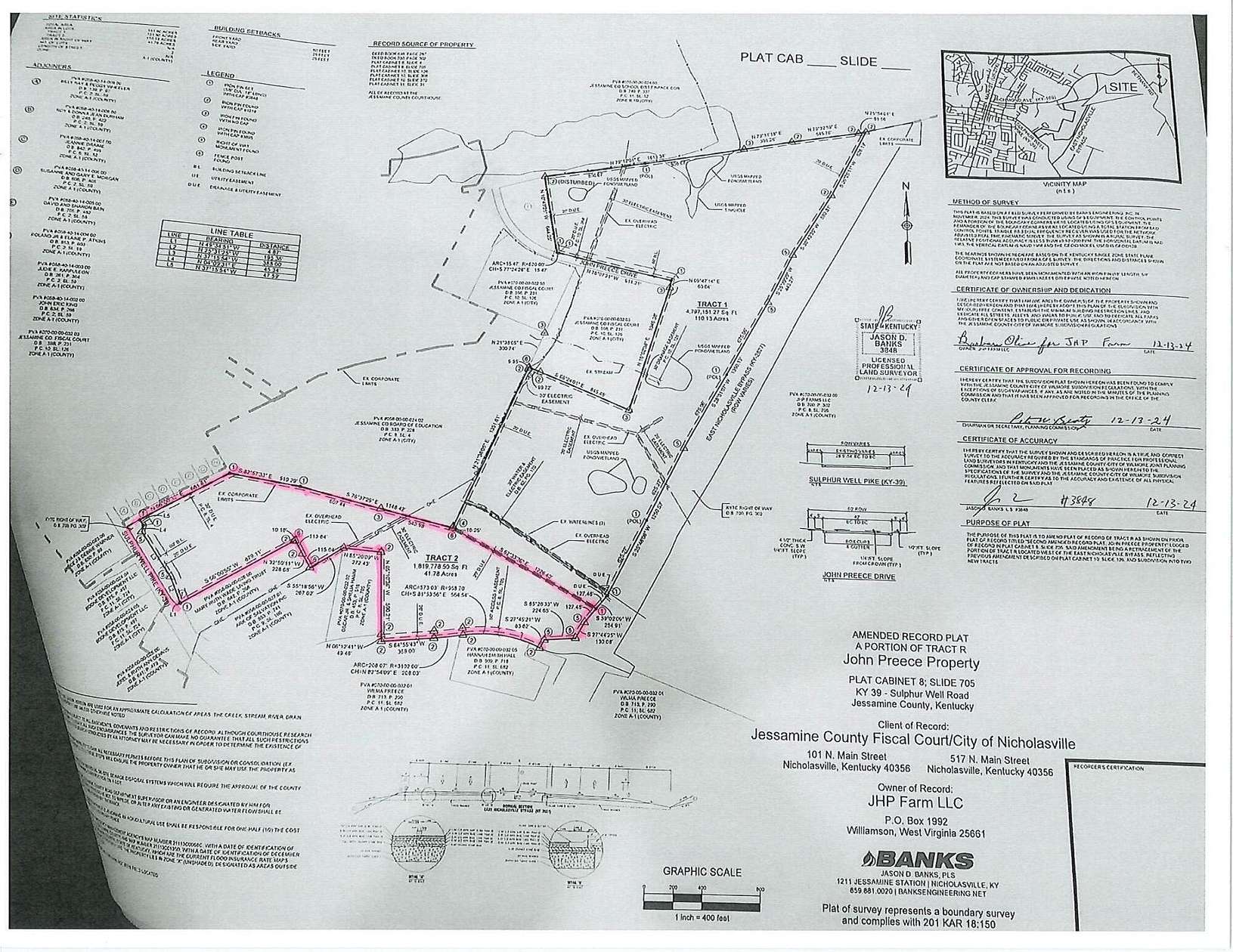 41.78 Acres of Land for Sale in Nicholasville, Kentucky