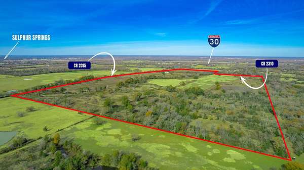 205 Acres of Recreational Land for Sale in Sulphur Springs, Texas