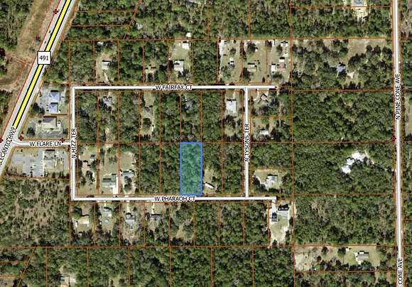 0.99 Acres of Residential Land for Sale in Lecanto, Florida