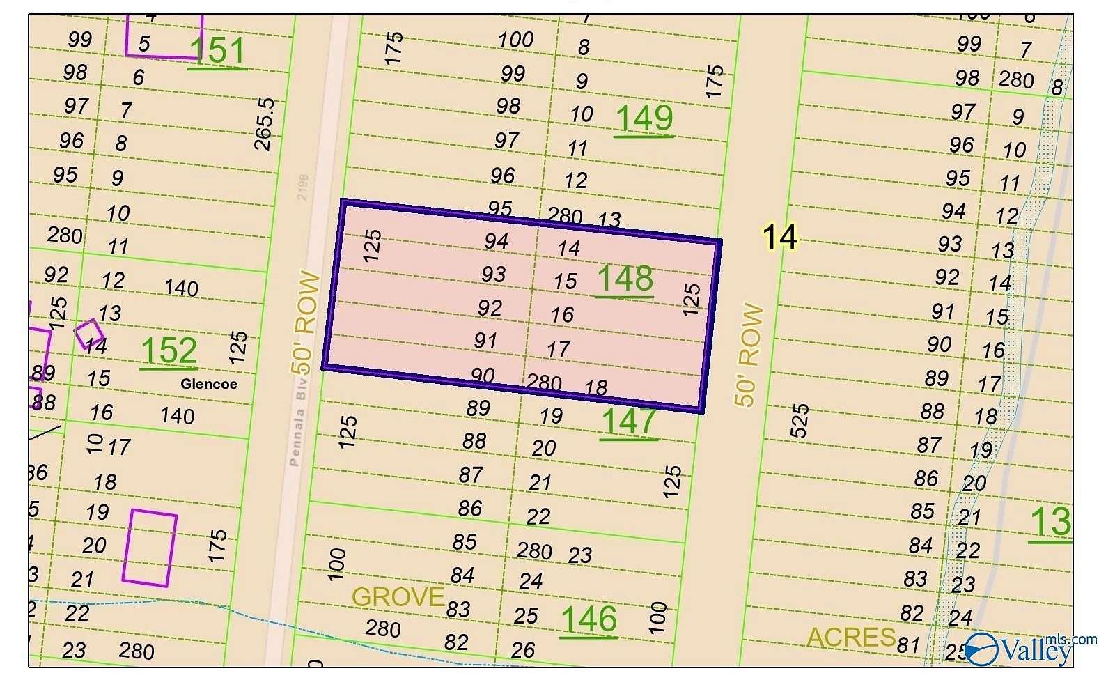 0.649 Acres of Residential Land for Sale in Glencoe, Alabama