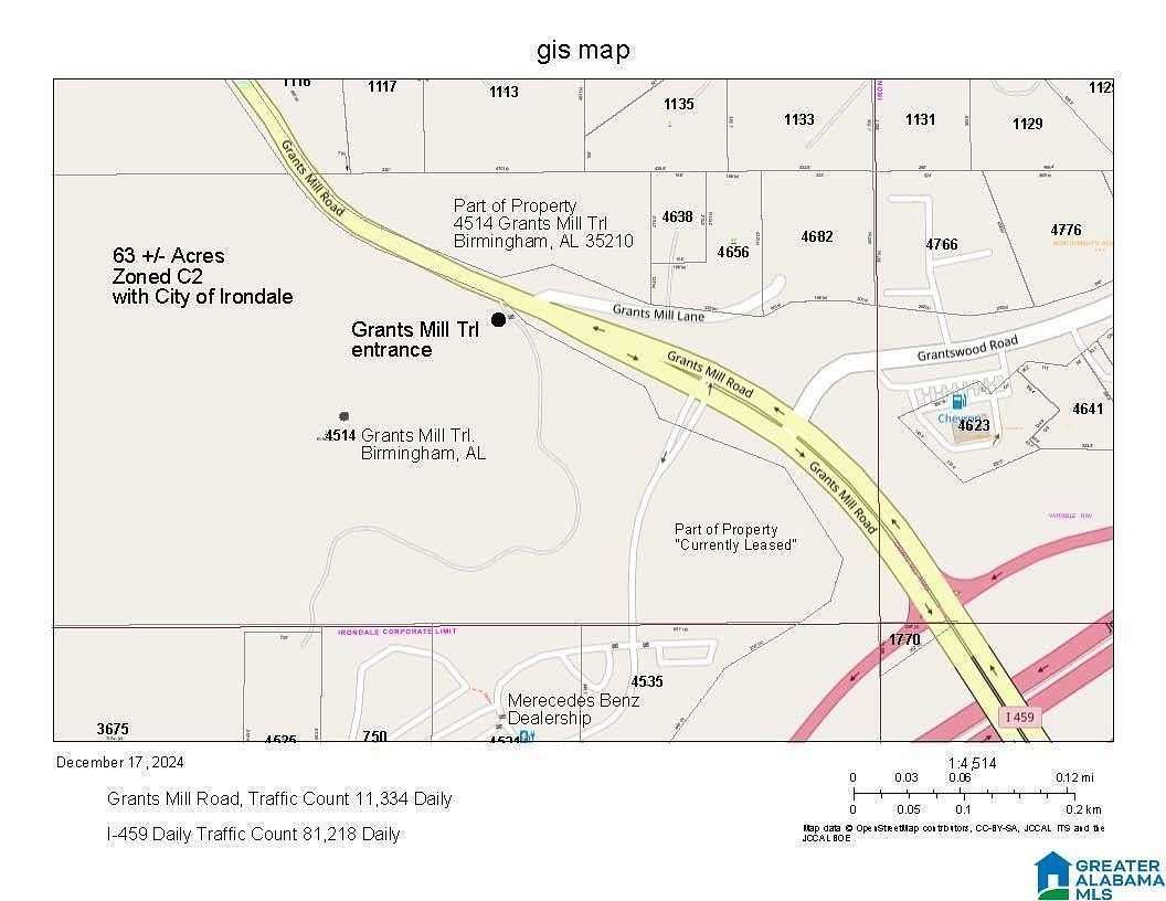 63 Acres of Land for Sale in Irondale, Alabama