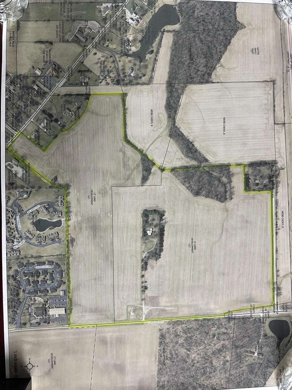 121 Acres of Land for Sale in Wilmington, Ohio