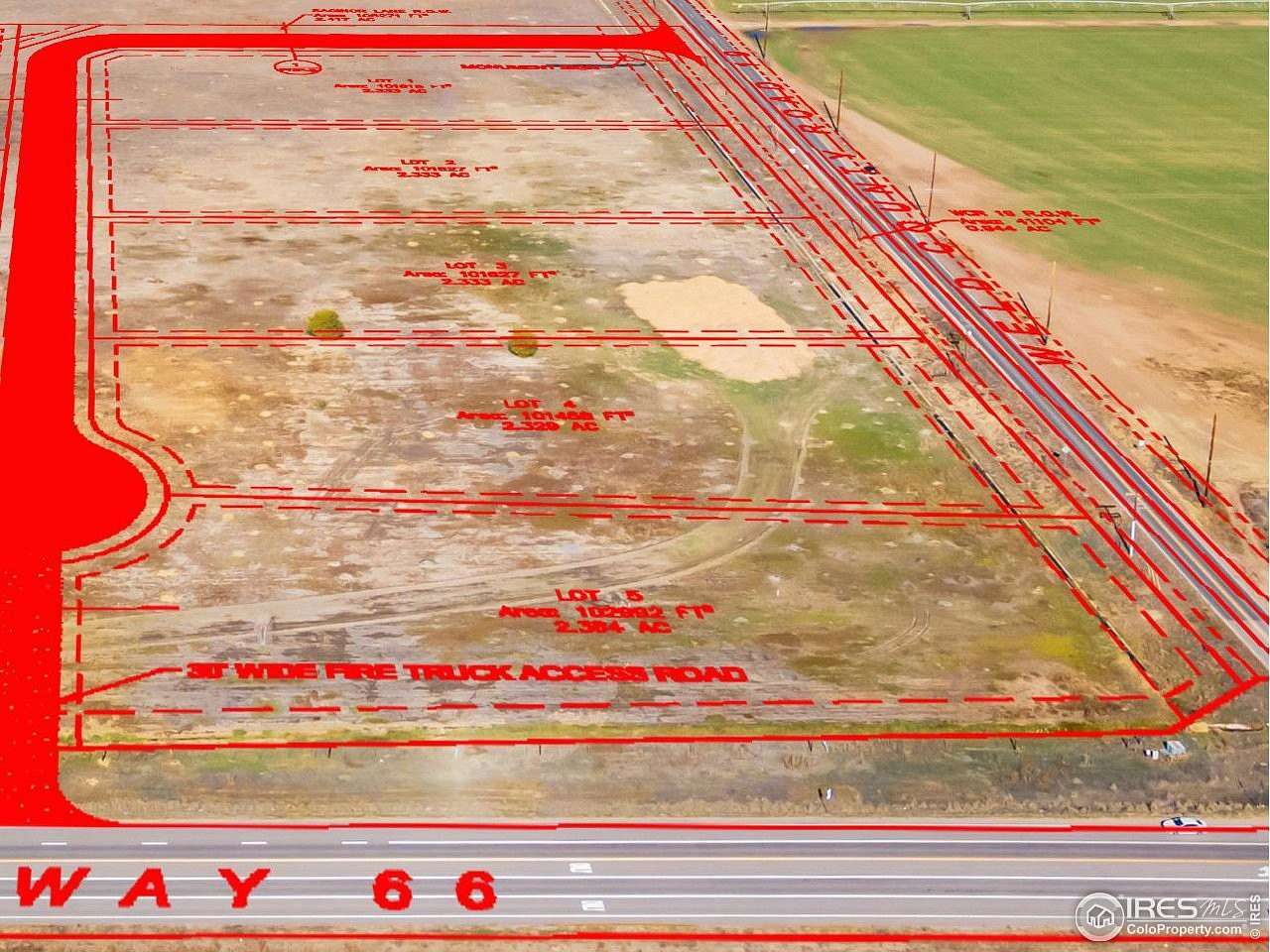 2.36 Acres of Commercial Land for Sale in Platteville, Colorado