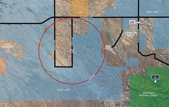 4.35 Acres of Residential Land for Sale in Sahuarita, Arizona