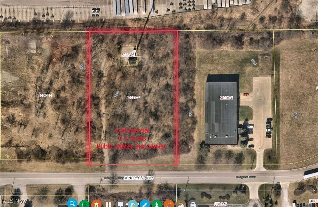 2.12 Acres of Commercial Land for Sale in Richfield, Ohio