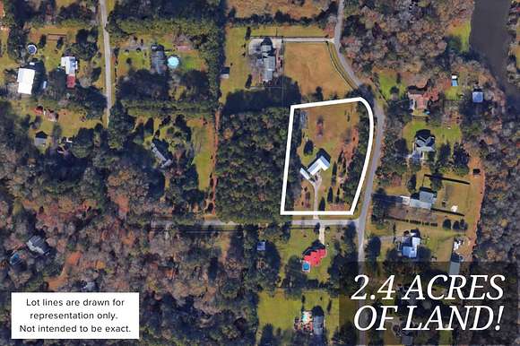 2.4 Acres of Residential Land with Home for Sale in Summerville, South Carolina